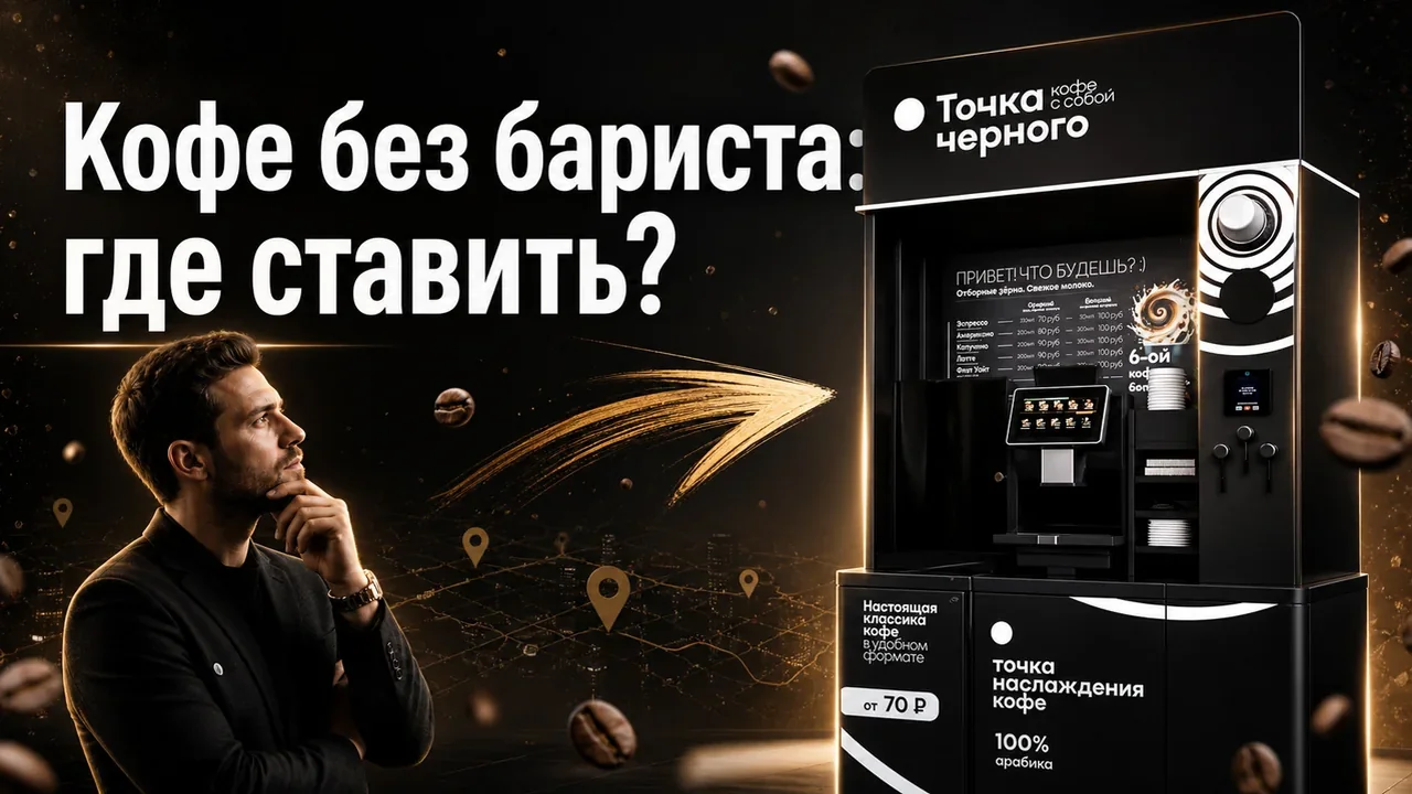 Франшиза кофе автоматов самообслуживания: запуск точки