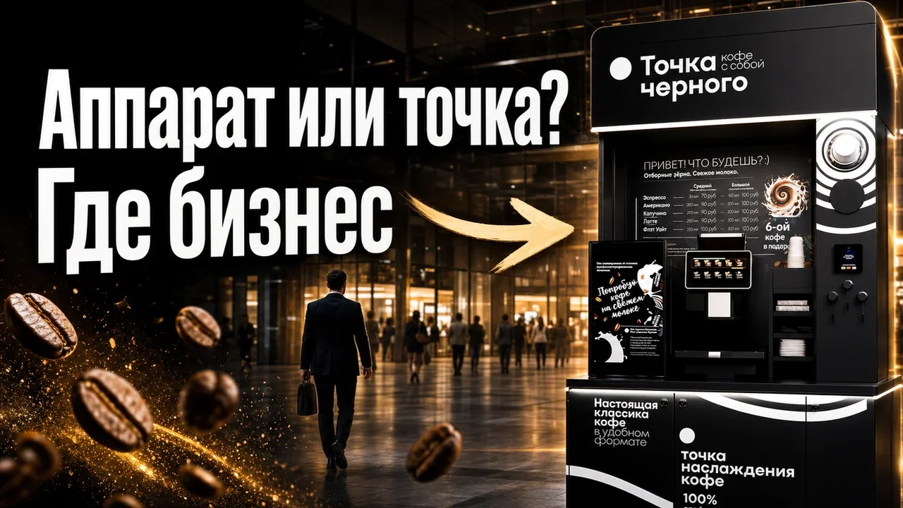 Франшиза кофейный аппарат: запуск кофейной точки
