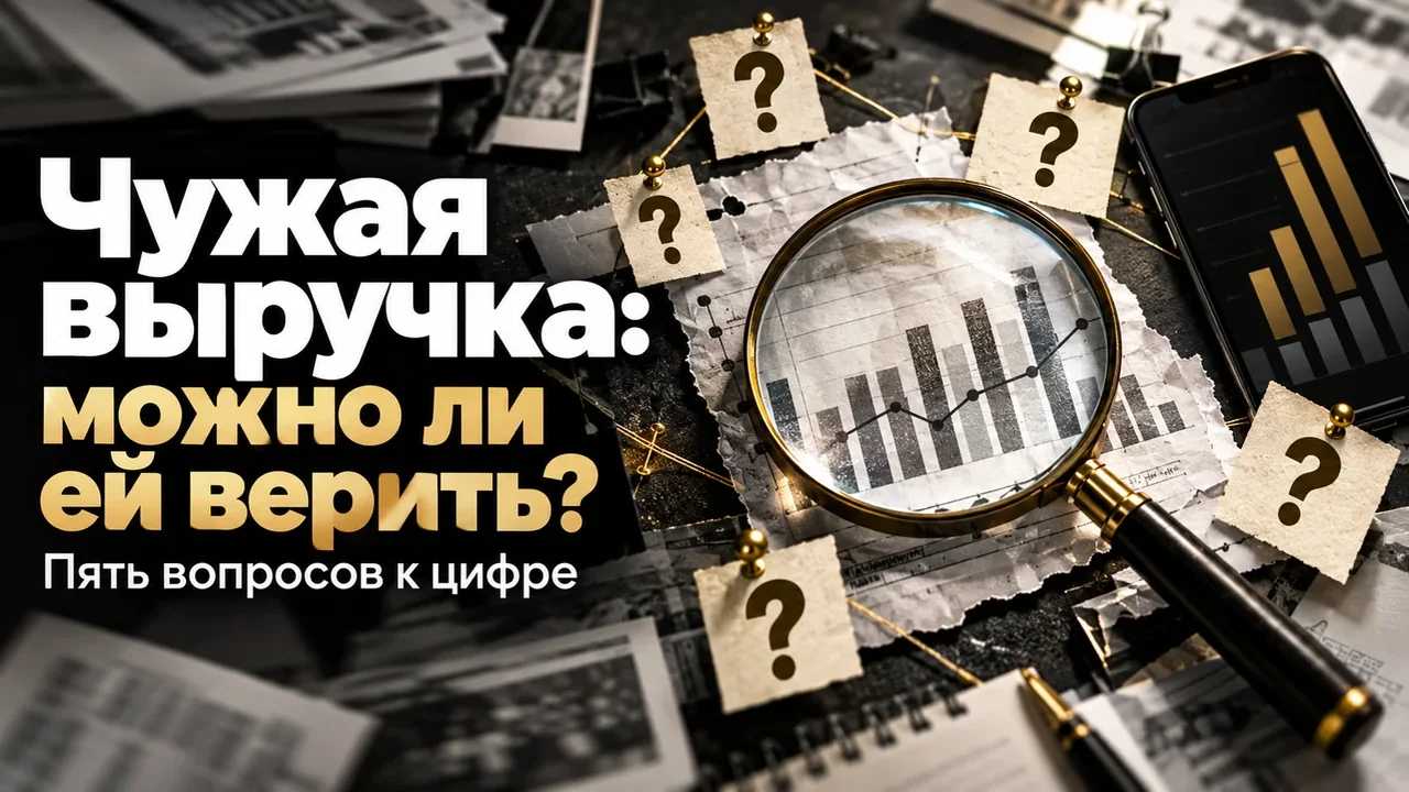 Выручка кофейни: как проверить чужие цифры и не принять кейс за среднее