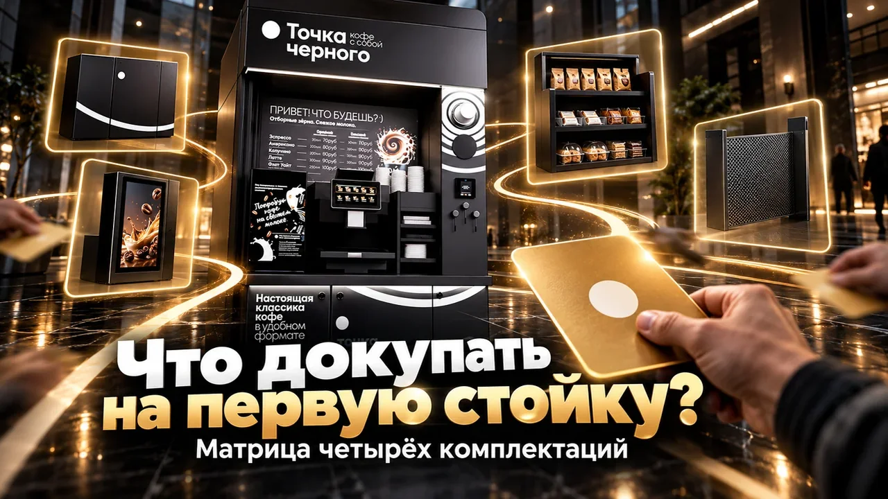 Кофеаппараты для бизнеса купить: какую комплектацию брать на первую точку