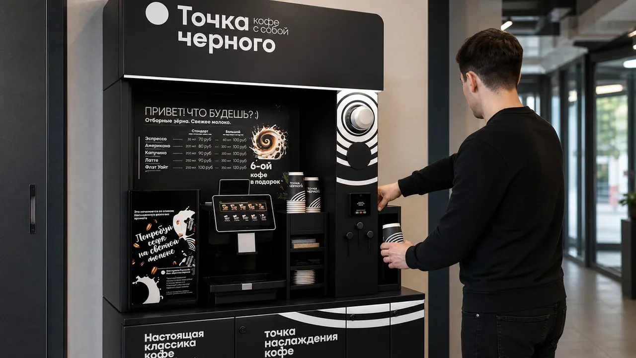 Регулярное обслуживание кофейной стойки самообслуживания партнёром