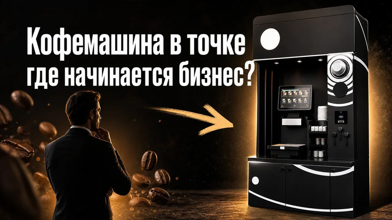 Кофемашина для бизнеса: как выбрать формат запуска