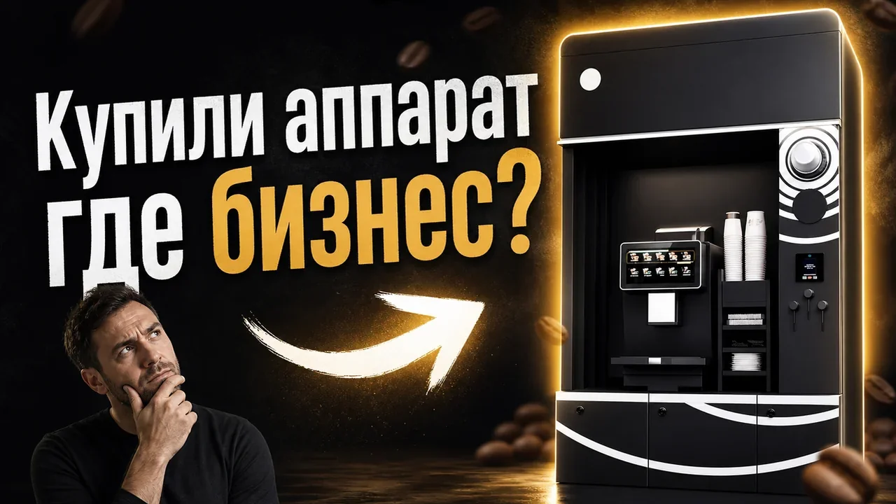 Кофемашина самообслуживания купить для бизнеса: план